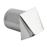 Grila admisie inox fi125 - anti vant/ploaie