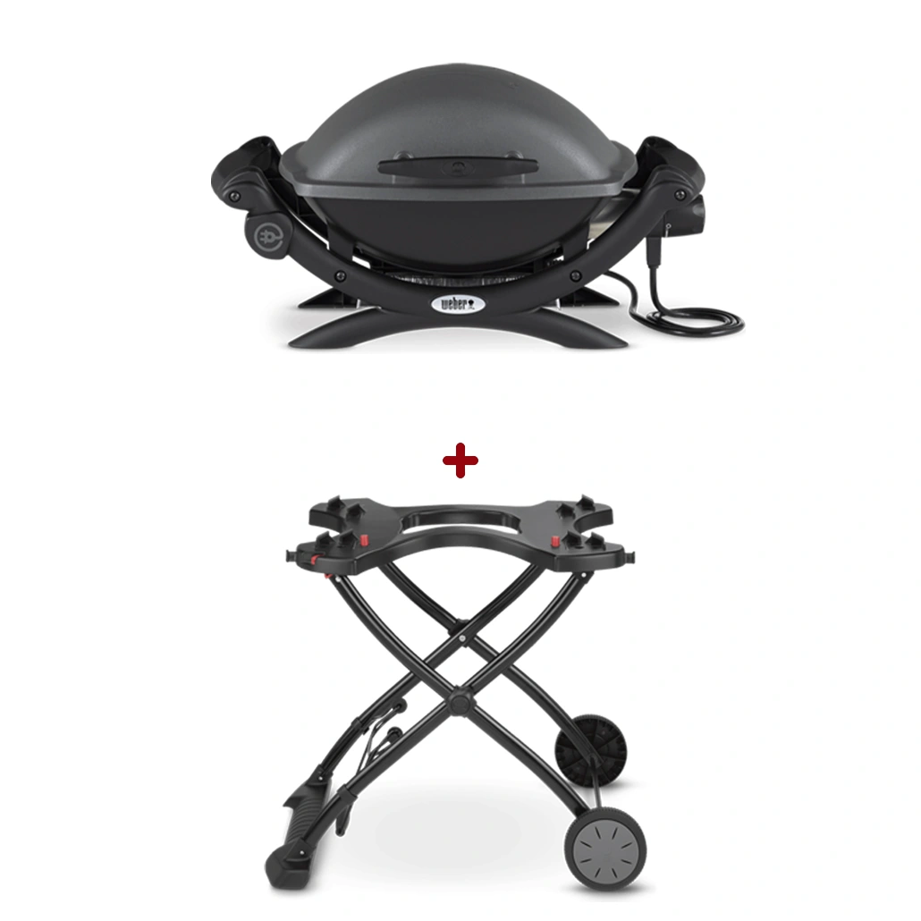 set-gratar-electric-weber-q1400-antracit-suport-cu-roti-520200796557